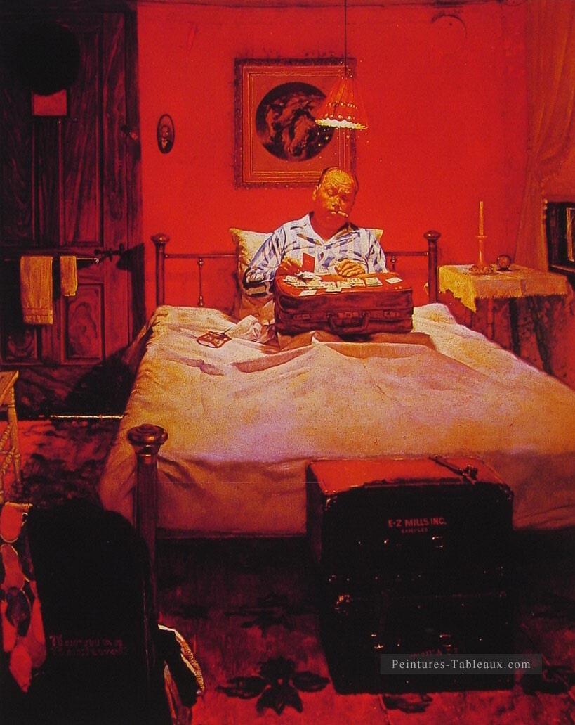 lonely 1950 Norman Rockwell Oil Paintings